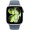 Apple Watch Series 11, 42 mm, Silver Aluminium  Anchor Blue Sport Band - фото 83144