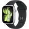 Apple Watch Series 11, 42 mm, Silver Aluminium  Black Sport Band - фото 83164