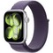Apple Watch Series 11, 42 mm, Silver Aluminium  Purple Fog Sport Loop - фото 83174