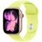 Apple Watch Series 11, 42 mm, Rose Gold Aluminium  Neon Yellow Sport Band - фото 83180