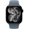 Apple Watch Series 11, 42 mm, Jet Black Aluminium  Anchor Blue Sport Band - фото 83207
