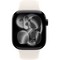 Apple Watch Series 11, 42 mm, Jet Black Aluminium  Starlight Sport Band - фото 83211