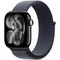 Apple Watch Series 11, 42 mm, Jet Black Aluminium  Anchor Blue Sport Loop - фото 83220