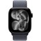 Apple Watch Series 11, 42 mm, Jet Black Aluminium  Anchor Blue Sport Loop - фото 83221