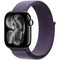 Apple Watch Series 11, 42 mm, Jet Black Aluminium  Purple Fog Sport Loop - фото 83222