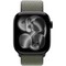 Apple Watch Series 11, 42 mm, Jet Black Aluminium  Forest Sport Loop - фото 83225