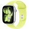 Apple Watch Series 11, 46 mm, Silver Aluminium  Neon Yellow Sport Band - фото 83266