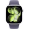 Apple Watch Series 11, 46 mm, Silver Aluminium  Purple Fog Sport Band - фото 83289