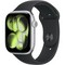 Apple Watch Series 11, 46 mm, Silver Aluminium  Black Sport Band - фото 83292
