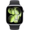 Apple Watch Series 11, 46 mm, Silver Aluminium  Black Sport Band - фото 83293