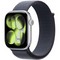 Apple Watch Series 11, 46 mm, Silver Aluminium  Anchor Blue Sport Loop - фото 83300