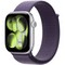 Apple Watch Series 11, 46 mm, Silver Aluminium  Purple Fog Sport Loop - фото 83302