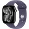 Apple Watch Series 11, 46 mm, Jet Black Aluminium  Purple Fog Sport Band - фото 83336
