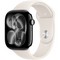 Apple Watch Series 11, 46 mm, Jet Black Aluminium  Starlight Sport Band - фото 83338