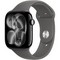Apple Watch Series 11, 46 mm, Jet Black Aluminium  Stone Gray Sport Band - фото 83342