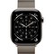 Apple Watch Series 11, 46 mm, S-M/M-L Natural Titanium Milanese Loop - фото 83407