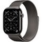 Apple Watch Series 11, 46 mm, S-M/M-L Slate Titanium Milanese Loop - фото 83412
