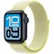 Apple Watch Series SE 3, 40 mm, Midnight Aluminium Neon Yellow Sport Loop - фото 83438