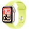 Apple Watch Series SE 3, 40 mm, Starlight Aluminium Neon Yellow Sport Band - фото 83448