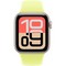 Apple Watch Series SE 3, 40 mm, Starlight Aluminium Neon Yellow Sport Band - фото 83449