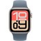 Apple Watch Series SE 3, 40 mm, Starlight Aluminium Anchor Blue Sport Band - фото 83451