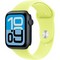 Apple Watch Series SE 3, 44 mm, Midnight Aluminium Neon Yellow Sport Band - фото 83472