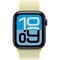Apple Watch Series SE 3, 44 mm, Midnight Aluminium Neon Yellow Sport Loop - фото 83487