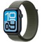 Apple Watch Series SE 3, 44 mm, Midnight Aluminium Forest Sport Loop - фото 83492