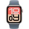 Apple Watch Series SE 3, 44 mm, Starlight Aluminium Anchor Blue Sport Band - фото 83499