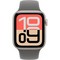Apple Watch Series SE 3, 44 mm, Starlight Aluminium Stone Gray Sport Band - фото 83507