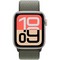 Apple Watch Series SE 3, 44 mm, Starlight Aluminium Forest Sport Loop - фото 83563